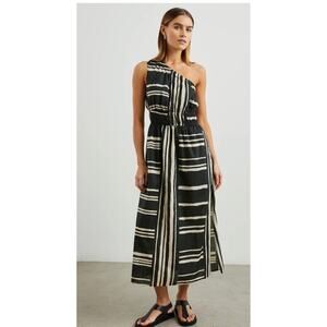 Rails Selani Island One-Shoulder Dress - Black & White - M